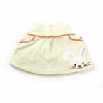 Girls Embroidered Printed 100% Organic Cotton Camisole and polka doted Skirt Set-Orange/yellow - Image 5