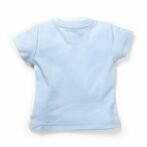 Boys Graphic Printed 100%Organic Cotton T-Shirt and Denim Shorts Set with diano print-Blue - Image 5