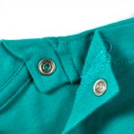 Boys Printed 100%Organic Cotton Elephant & panda Printed Round Neck T-Shirt Combo Pack of 2-Green and Blue - Image 4