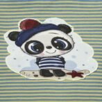 Boys Printed 100%Organic Cotton Elephant & panda Printed Round Neck T-Shirt Combo Pack of 2-Green and Blue - Image 7