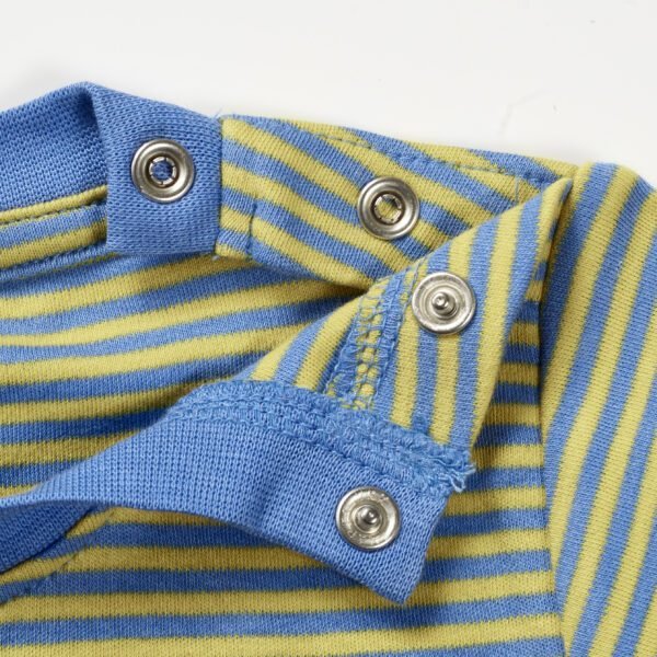 Boys Printed 100%Organic Cotton Elephant & panda Printed Round Neck T-Shirt Combo Pack of 2-Green and Blue - Image 8