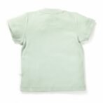 Boys Green T-Shirt Combo Pack of 2 with Elephant & Turtle printed patch - Image 9