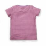 Girls Printed 100%Organic Cotton Unicorn Deer Graphics Round Neck Tee pack of 2-Purple and Light Pink - Image 7