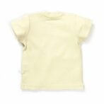 Girls Graphic Printed 100%Organic Cotton T-Shirt Combo Pack of 2 with cute bird and giraffe printed patch-Pink and Yellow - Image 5