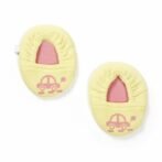 Unisex Printed 100%Organic Cotton Car printed Newborn Baby Gift set pack of 4 - Yellow - Image 3