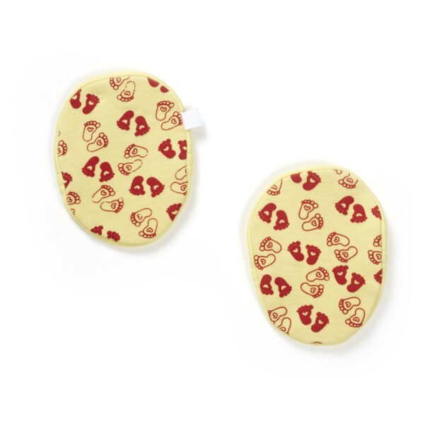 Unisex Printed 100%Organic Cotton Car printed Newborn Baby Gift set pack of 4 - Yellow - Image 5