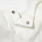 Girls Embroidered Printed 100% Organic Cotton Double layer style floral Top- White - Image 5