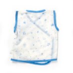 Unisex Printed 100%Organic Cotton Newborn Essentials Stars Zabla (????) Set Pack of 3 -White - Image 4