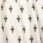 Girls Embroidered Printed 100% Organic Cotton Festive embroidered Top and Dhoti set-Baby Pink - Image 2