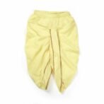 Girls Graphic Printed 100%Organic Cotton Festive Summer Kurta and Dhoti set with Glitter Print-Red and Yellow - Image 5