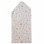 Unisex Printed 100%Organic Cotton Red Star Wrap- White