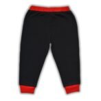 Pranava 100% Organic Unisex Red LS tee & Navy pant with Festive Penguin Graphics - Image 3