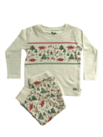 Pranava 100% Organic Soft Unisex Xmas printed full sleeve tee and Pant set - Image 2