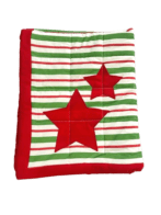 Unisex Kids Organic Cotton Winter Quilts with festive Xmas Star patch work - Image 2