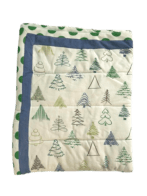 Unisex Kids Organic Cotton Winter Quilts with festive Xmas Christmas tree print - Image 3