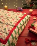 Pranava 100% Organic Quilted Blankets with Christmas theme Print