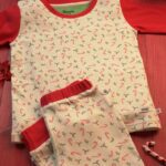 Pranava 100% Organic Candy printed Tee and Pant set for both Boys and Girls.
