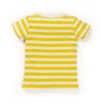 Unisex Baby Printed and Stripes 100% Organic - Yellow and White - Image 3