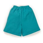 Kids Girls Graphic Printed 100%Organic Cotton Shorts - Blue and Pink - Image 4