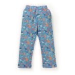 Unisex Baby Printed 100% Organic Cotton Sleepsuit - Indigo Blue - Image 4