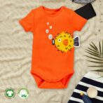 summer printed onesie