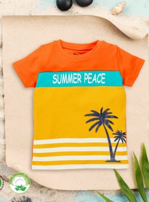 Yellow and Red Summer Peace Top
