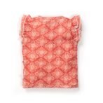 Baby Girls Batik Printed 100% Organic Cotton Jhabla and Shorts Set - Maroon - Image 3