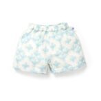 Baby Girls Kolam Printed 100% Organic Cotton Jhabla and Shorts Set - White - Image 5