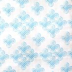 Baby Girls Kolam Printed 100% Organic Cotton Jhabla and Shorts Set - White - Image 4