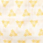 Unisex Baby Triangle Printed 100% Organic Cotton Jhabla, Langot and Cap Set - White - Image 4