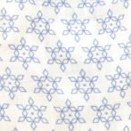 Unisex Baby Geometric Printed 100% Organic Cotton Jhabla and Langot Set - White - Image 4