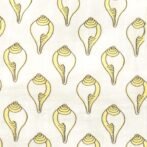 Unisex Baby Shankh Printed 100% Organic Cotton Jhabla and Shorts Set - White - Image 4