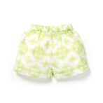 Unisex Baby Kolam Printed 100% Organic Cotton Jhabla and Shorts Set - White - Image 6