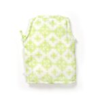 Unisex Baby Kolam Printed 100% Organic Cotton Jhabla and Shorts Set - White - Image 3