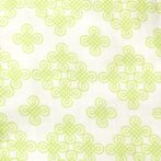 Unisex Baby Kolam Printed 100% Organic Cotton Jhabla, Langot and Cap Set - White - Image 4