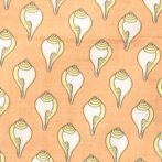 Unisex Baby Shankh Printed 100% Organic Cotton Jhabla and Langot Set - Orange and White - Image 4
