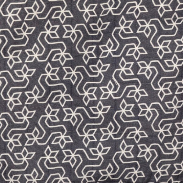 Unisex Baby Rangoli Printed 100% Organic Cotton Jhabla and Langot Set - Navy and White - Image 4