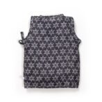 Unisex Baby Star Printed 100% Organic Cotton Jhabla and Langot Set - Navy and White - Image 3