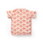 Unisex Baby Batik Printed 100% Organic Cotton Jhabla and Langot Set - White - Image 3