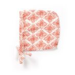 Unisex Baby Batik Printed 100% Organic Cotton Jhabla Langot and Cap Set - White - Image 5