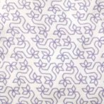 Unisex Baby Geometric Printed 100% Organic Cotton Jhabla and Langot Set - White - Image 4