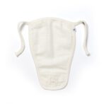 Unisex Baby Shankh Printed 100% Organic Cotton Jhabla and Langot Set - Orange and White - Image 5