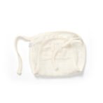 Unisex Baby Shankh Printed 100% Organic Cotton Jhabla and Langot Set - White and Sky Blue - Image 6