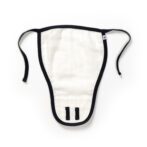 Unisex Baby Geometric Printed 100% Organic Cotton Jhabla, Langot and Cap Set - Navy and White - Image 7