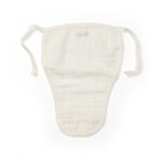 Unisex Baby Sea life Printed 100% Organic Cotton Jhabla and Nappy Set - Blue and White - Image 5
