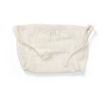 Unisex Baby Sea life Printed 100% Organic Cotton Jhabla and Nappy Set - Blue and White - Image 7