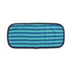 Kids and Newborn Babies 100% Organic Cotton Sea Life Printed Burp Cloths - Blue and White - Pack of 3 - Image 3