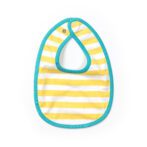 Unisex 100% Organic Cotton Sea Life Stripe Printed Gift set for Newborn Baby - Pack of 4 - Yellow - Image 2
