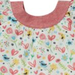 Girls 100% Organic Cotton Floral Printed Frock - Image 3