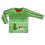 Unisex Christmas Theme Embroidered T-Shirt & Pant Set - Image 3